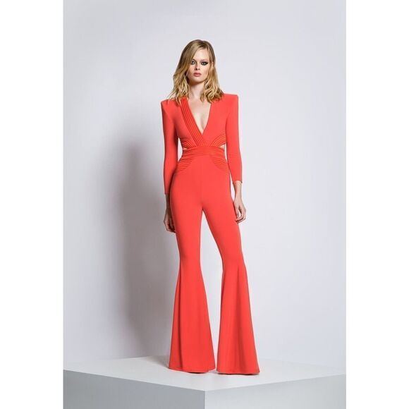 Zhivago GO YOUR OWN WAY JUMPSUIT in Flame US6 - Picture 1 of 7